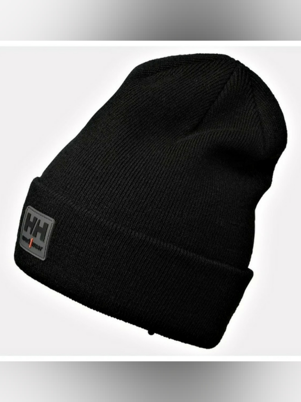 Helly Hansen Workwear Black Classic Ribbed Beanie